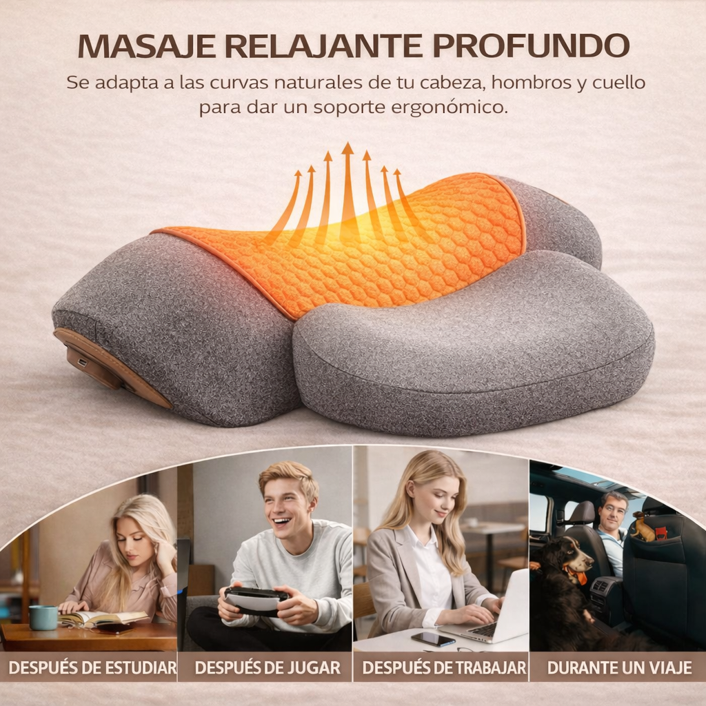 Relax Relief Tu masaje profesional en casa con calor terapéutico